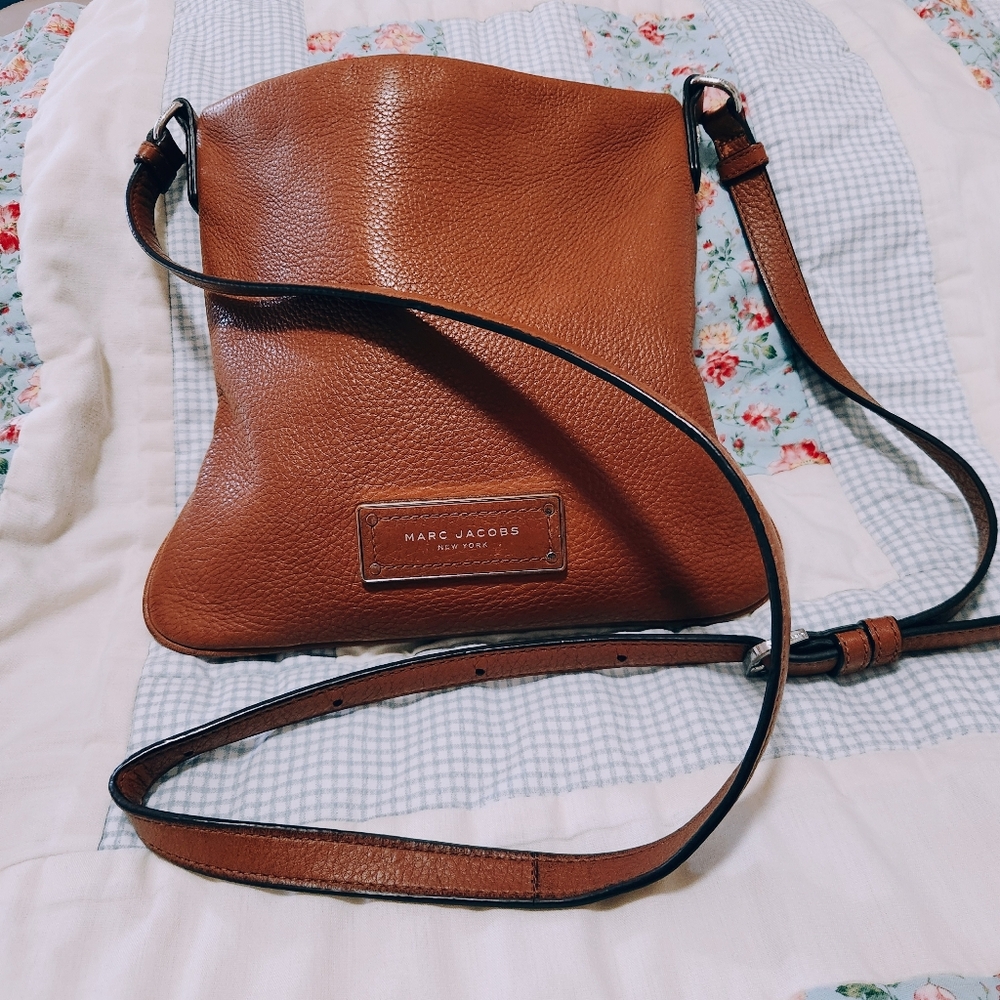 Marc Jacobs Brown Leather Crossbody Bag